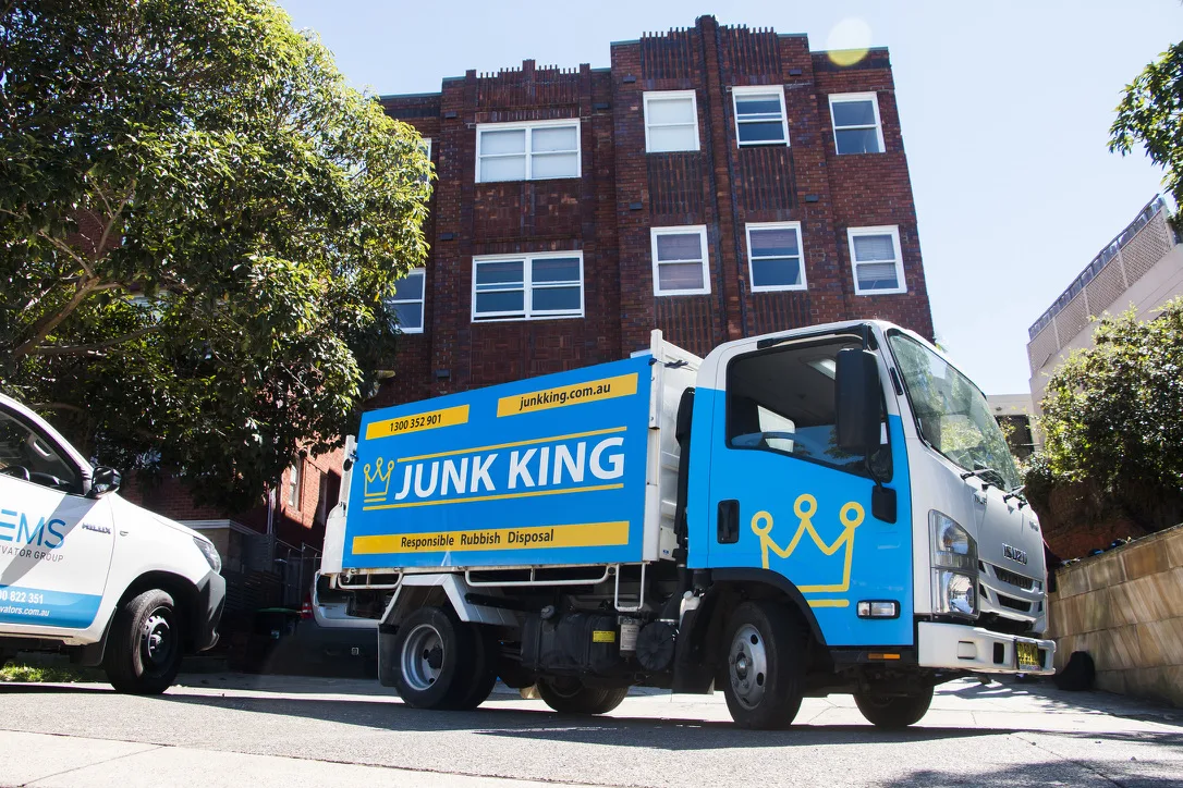 Junk King truck outside a Sydney property