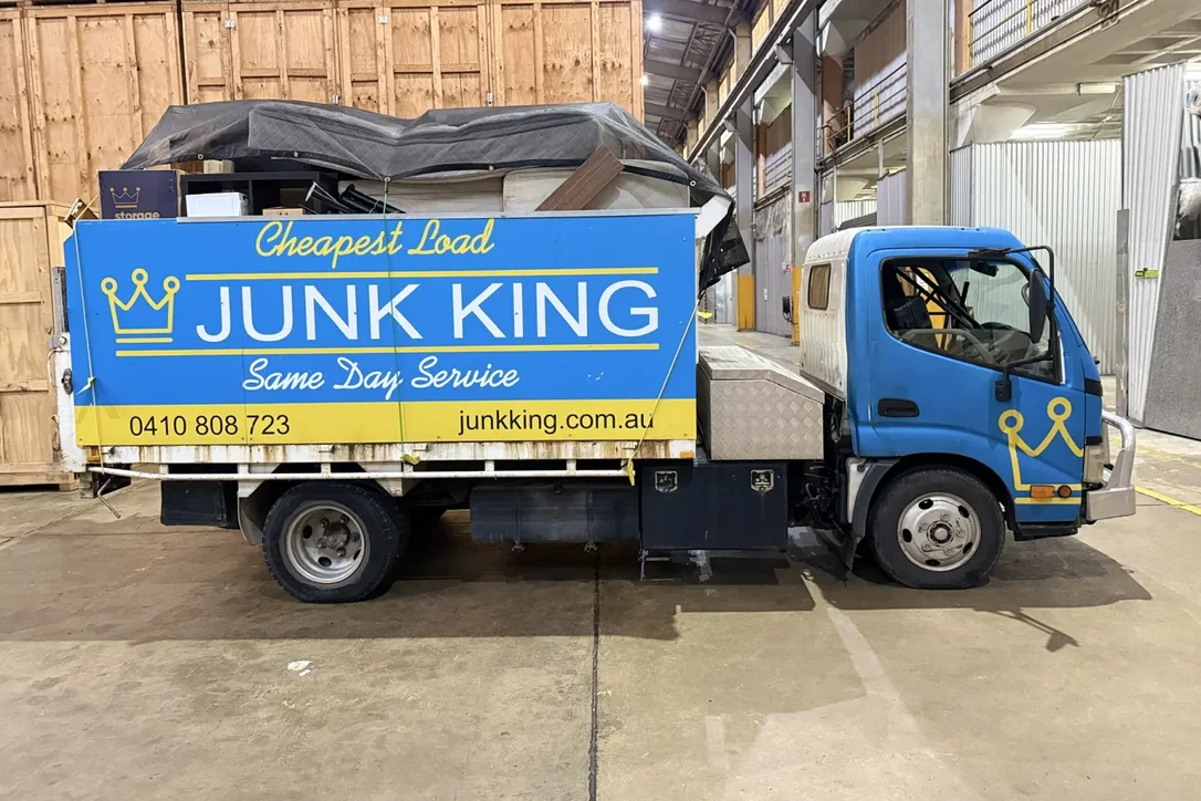 Junk King crew loading commercial rubbish