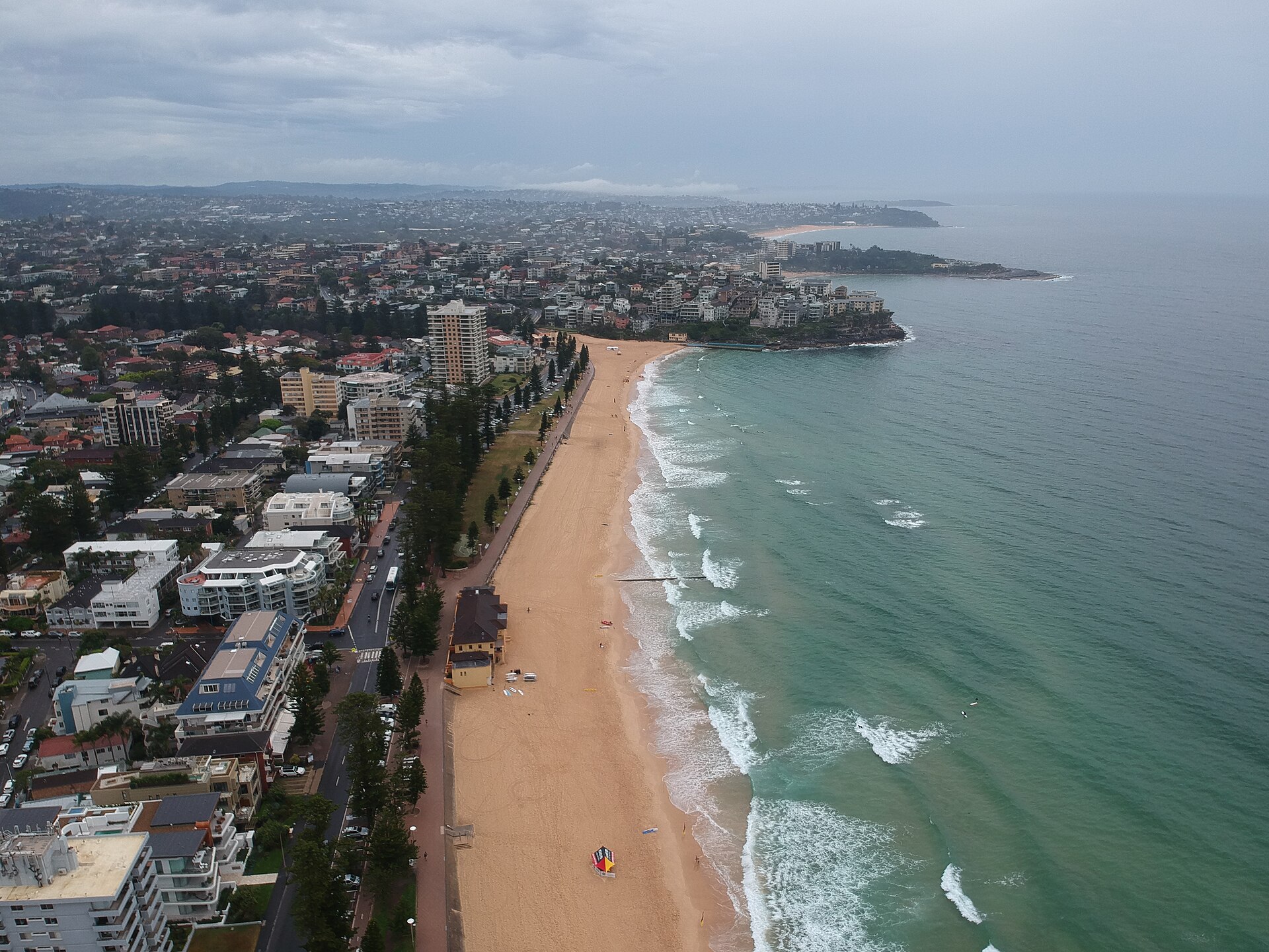 Manly apartments and homes along the Sydney coastline